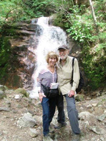 Fyllis and Victor Block along the Nakasendo Way.